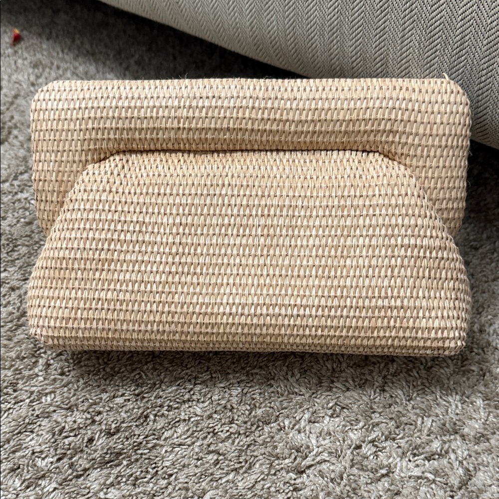 Tan Woven Purse